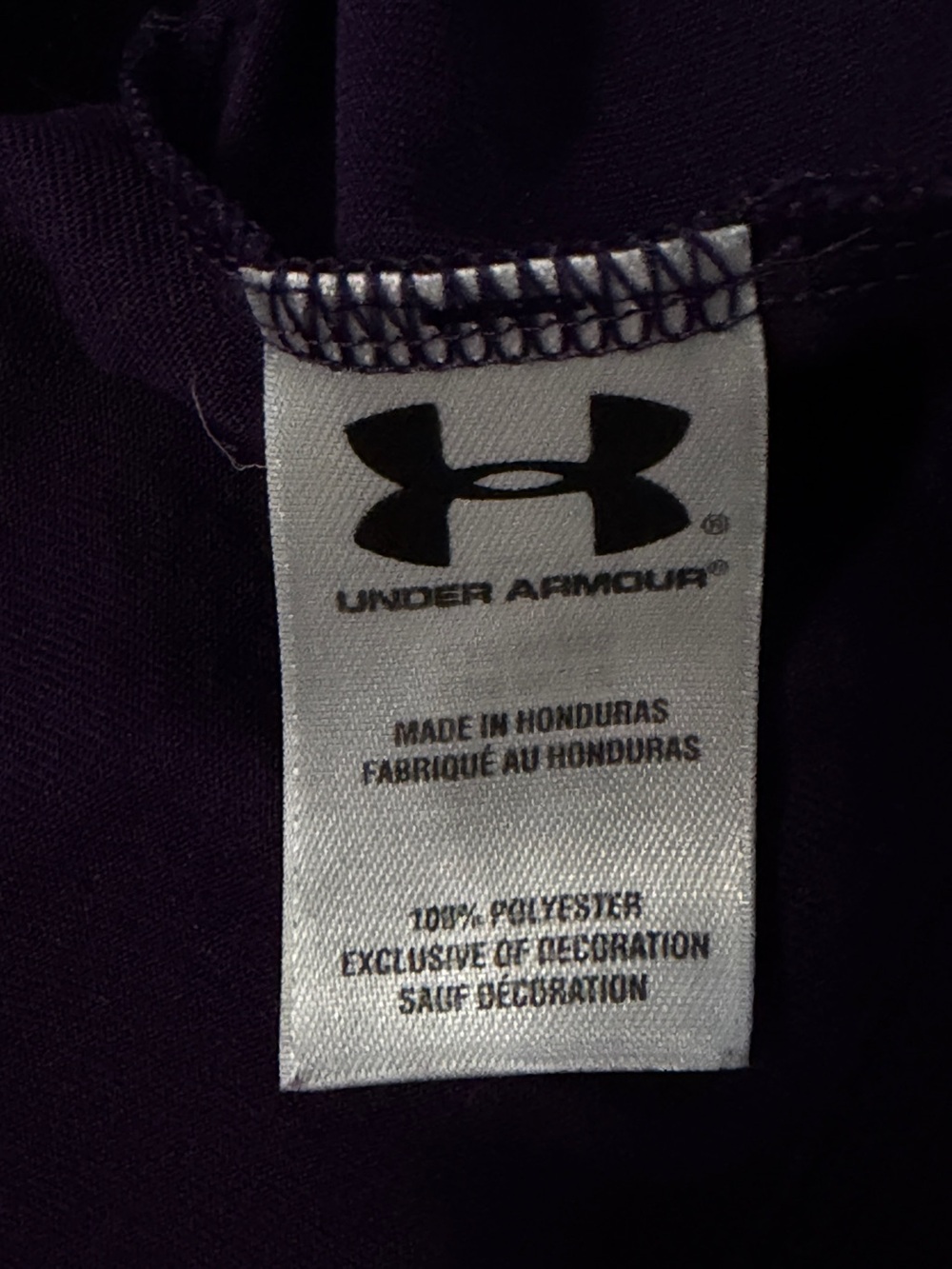 Under Armour Womens Semi Fitted Heat Gear Tee Size SM Purple Running Sporty Gym - Picture 7 of 9